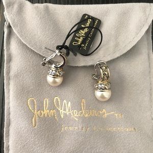 John Medeiros Ocean Images Large Pearl Earrings
